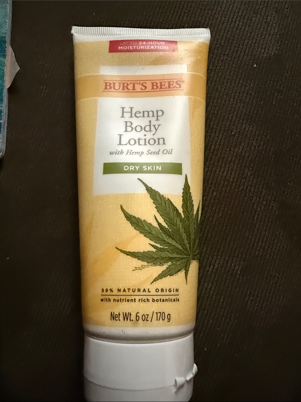 Burt's Bees Hemp Body Lotion Tube - Yellow & Green